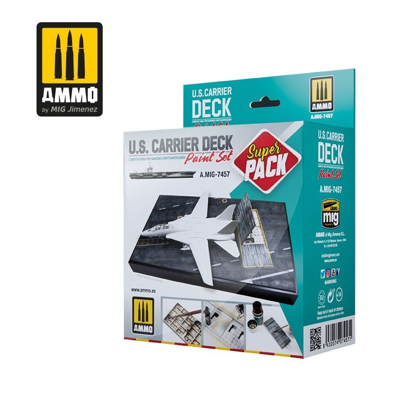 AMMO by Mig Jimenez A.MIG-7457 U.S. Carrier Deck Paint Set
