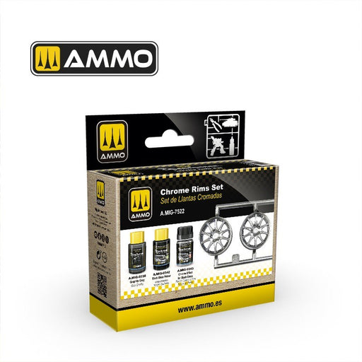 AMMO by Mig Jimenez A.MIG-7522 Chrome Rims Set (8470979444973)