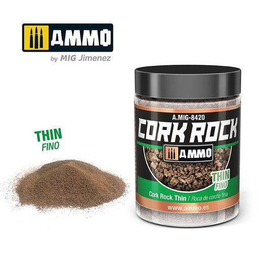 AMMO by Mig Jimenez A.MIG-8420 Terraform Cork Rock Thin Jar 100ml (8470980624621)