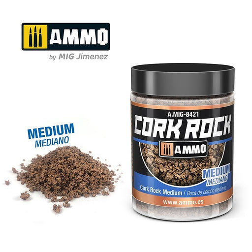 AMMO by Mig Jimenez A.MIG-8421 Terraform Cork Rock Medium Jar 100ml (8470980657389)