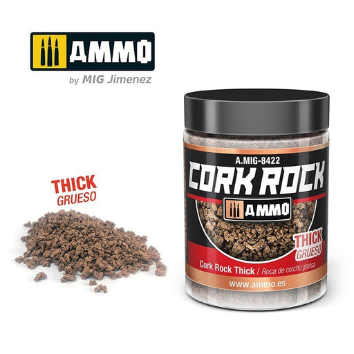 AMMO by Mig Jimenez A.MIG-8422 Terraform Cork Rock Thick Jar 100ml (8470980755693)