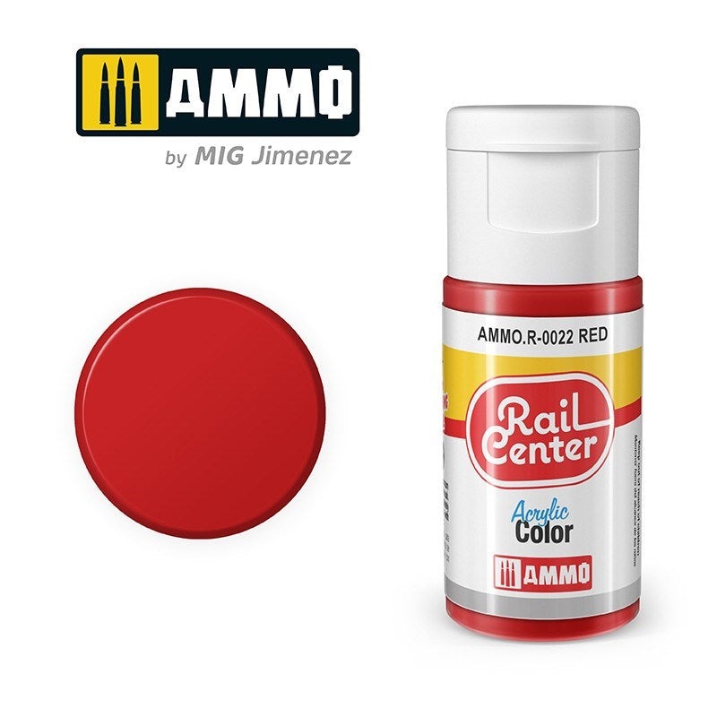 AMMO by Mig Jimenez AMMO.R-0022 Rail Center Red Acrylic Paint