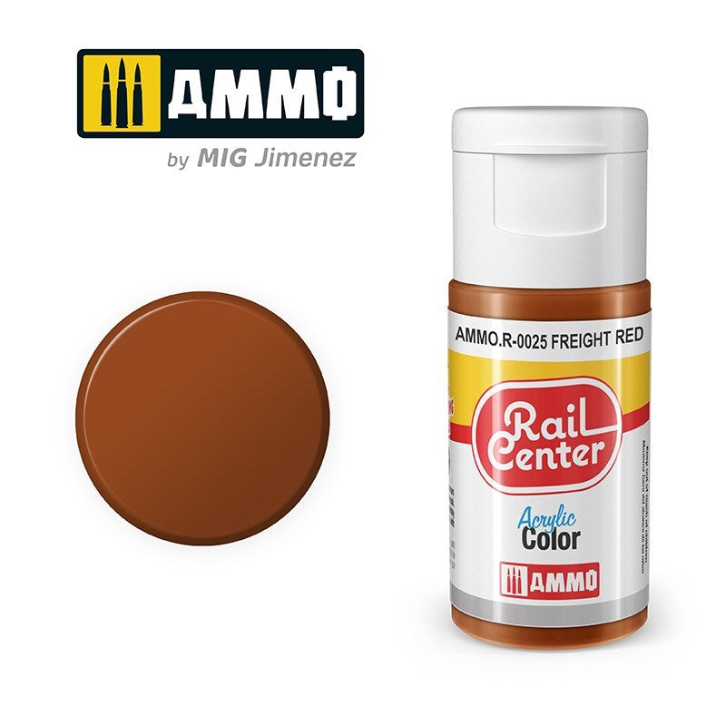 AMMO by Mig Jimenez AMMO.R-0025 Rail Center Freight Red Acrylic Paint