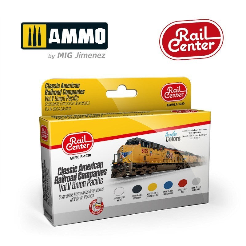 AMMO by Mig Jimenez AMMO.R-1020 Classic American Railroad Companies. Vol.V Union Pacific