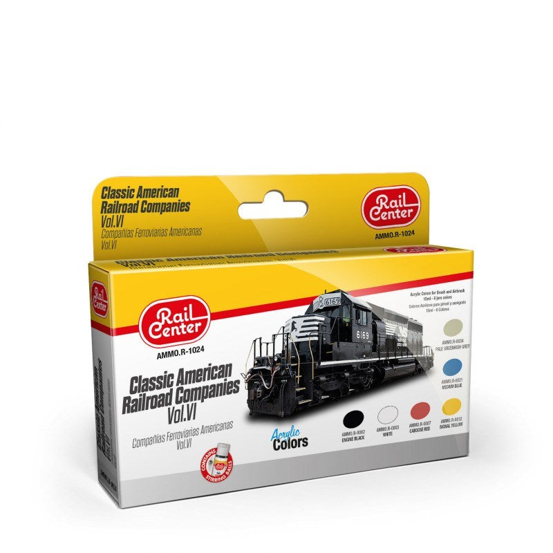 AMMO by Mig Jimenez AMMO.R-1024 Rail Center Classic American Railroad Companies Vol.VI