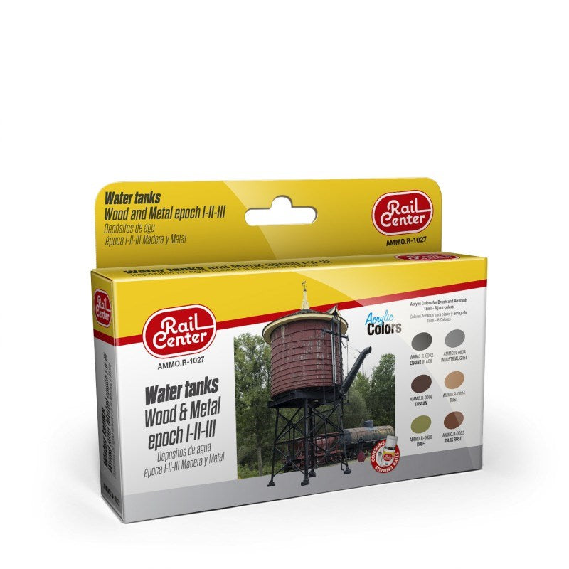 AMMO by Mig Jimenez AMMO.R-1027 Rail Center Water tanks Wood & Metal epoch I-II-III