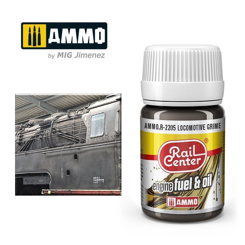 AMMO by Mig Jimenez AMMO.R-2205 Rail Center Locomotive Grime 35ml
