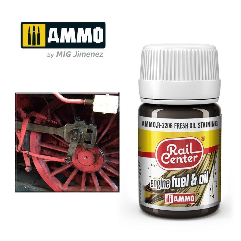 AMMO by Mig Jimenez AMMO.R-2206 Rail Center Fresh Oil Staining 35ml