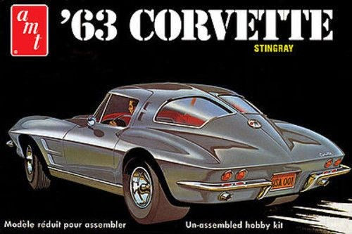 AMT 861 1/25 1963 Chevy Corvette (8324628119789)