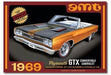 AMT 1137 1/25 1969 Plymouth GTX Convertible Cabriolet (8324646666477)