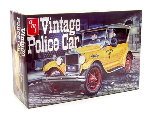 AMT 1182 1/25 Ford Model T Vintage Police Car 1927 (4753287479345)