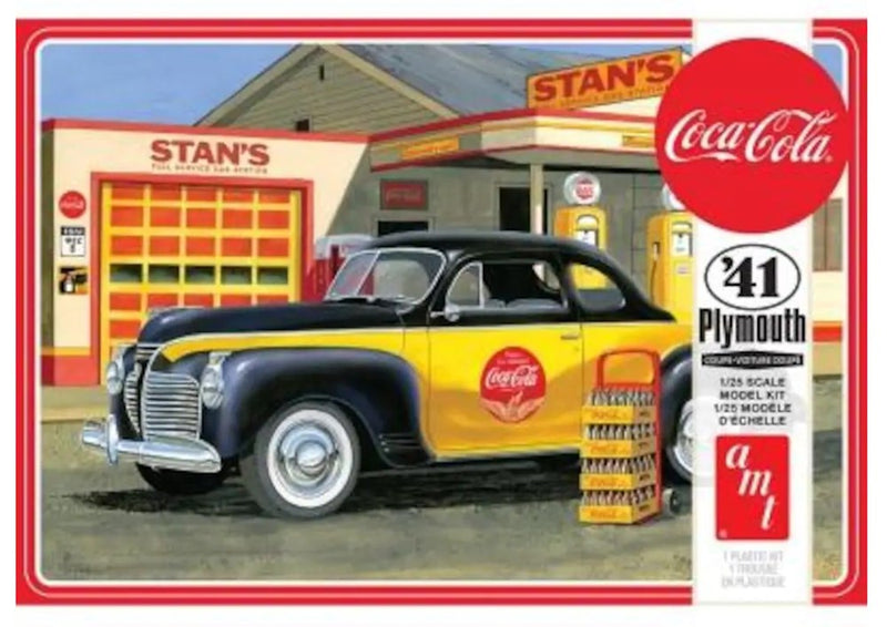 AMT 1197 1/25 Plymouth Coupe 1941 Coca Cola - Hobby City NZ (4753287643185)