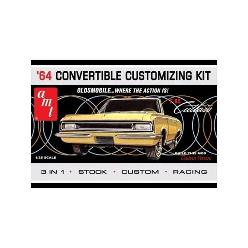 AMT 1200 1/25 1964 Oldsmobile Cutlass F-85 Convertible - 3-in-1 Kit (8324810997997)