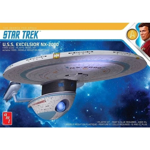AMT 1257 1/1000 U.S.S. Excelsior NX-2000 - Star Trek: The Search for Spock (8324811194605)
