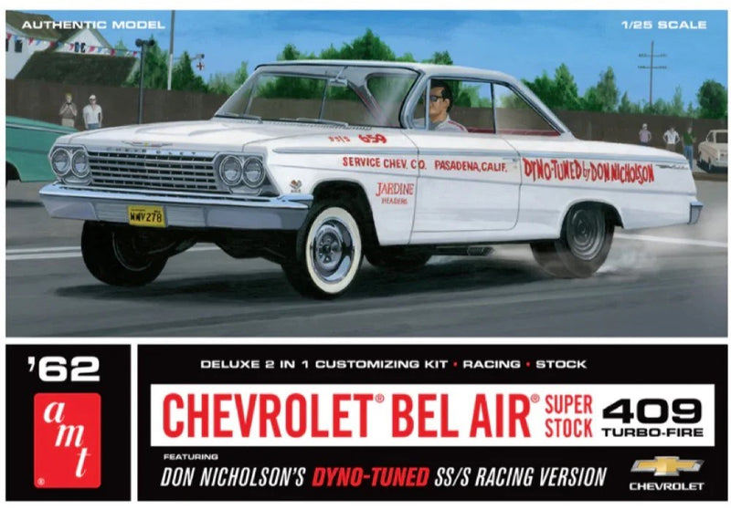 AMT 1283 1/25 '62 Bel Air SS 'Nicholson (8324819747053)