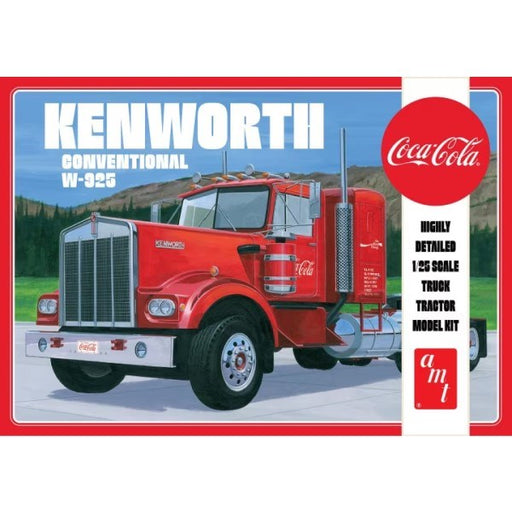 AMT 1286 1/25 Kenworth Conventional W-925 - Coca-Cola (8324814995693)