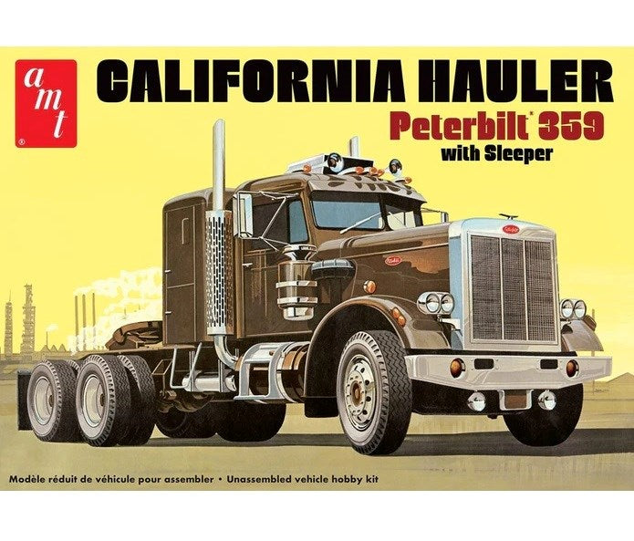 AMT 1327 1/25 Peterbilt 359 Calif. Haul (8191637520621)