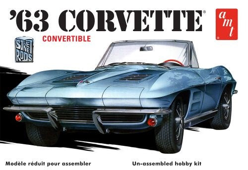 AMT 1335 1/25 '63 Chevy Corvette Conv. (8324819878125)