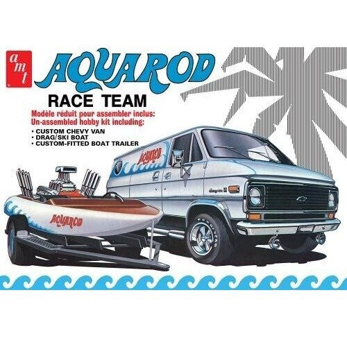 AMT 1338 1/25 Aqua Rod RaceVan/boat/tlr (8191637717229)