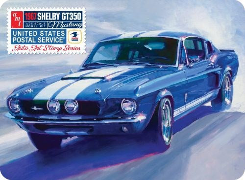 AMT 1356 1/25 '67 Shelby GT350 USPS Tin (8324820074733)