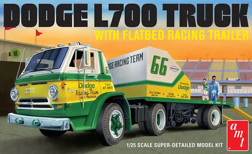 AMT 1368 1/25 66 Dodge L700 w/trailer - Hobby City NZ (8666321748205)
