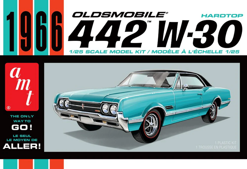 AMT 1432 1966 Olds 442 Hardtop (8666321354989)