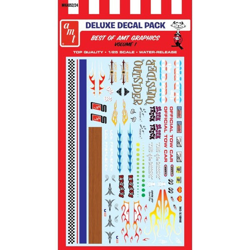 AMT MKA052 1/25 Best of AMT Graphics Vol. 1 - Deluxe Decal Pack (7666446729453)