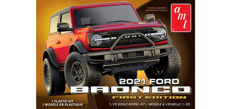 AMT 1343 1/25 21 Ford Bronco 1st Edition (8424230093037)