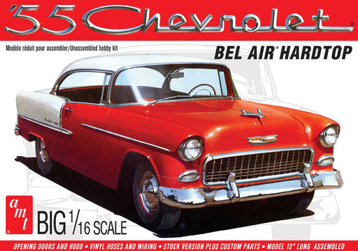 AMT 1452 1/16 '55 Chevy Bel Air Hardtop (8424230420717)