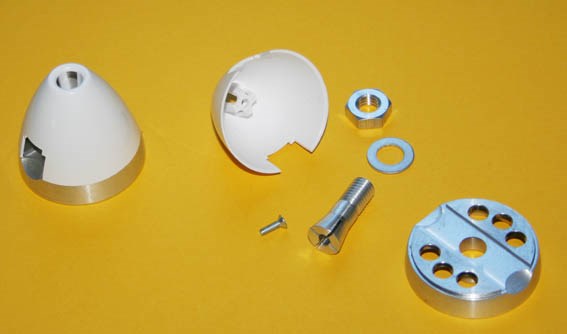 Aeronaut 7259-15 Cool Nose Spinner 50mm/5mm Motor Shaft