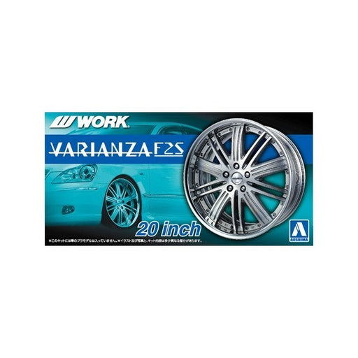 Aoshima 5383 1/24 Work Varianza F2S 20-Inch - Wheels and Tires (2 Pairs) - Hobby City NZ (6565827018801)