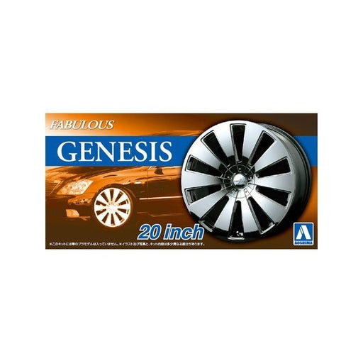 xAoshima 5466 1/24 Fabulous Genesis 20-Inch - Wheels and Tires (2 Pairs) (8278291251437)