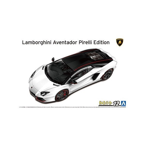 xAoshima 06121 1/24 2014 Lamborghini Aventador - Pirelli Edition