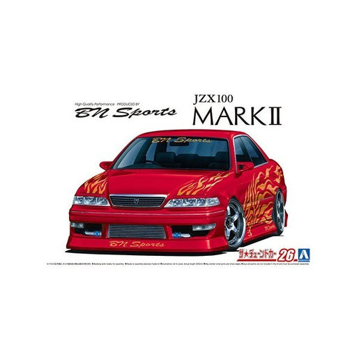 Aoshima 06132 1/24 1998 BN Sports Toyota JZX100 Mark II (8278294626541)