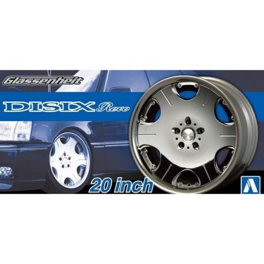 Aoshima 1/24 RIMS & TIRES "GLASSENHEIT DISIX R 20" - Hobby City NZ (4757952692273)