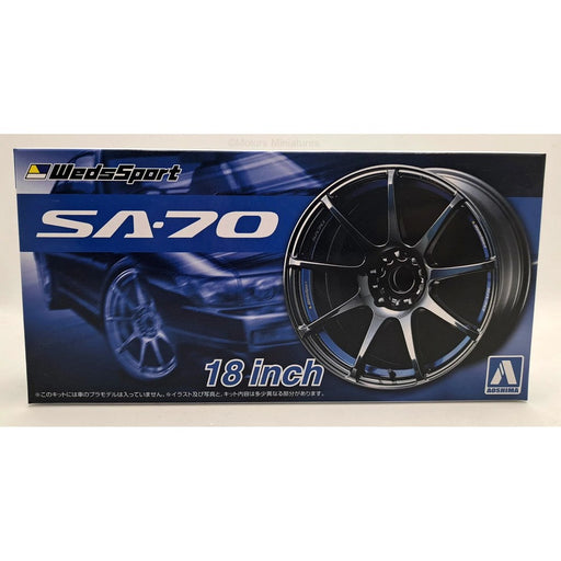 Aoshima 5463 #72  RIMS & TIRES "WEDS SPORTS 18" (8346770800877)