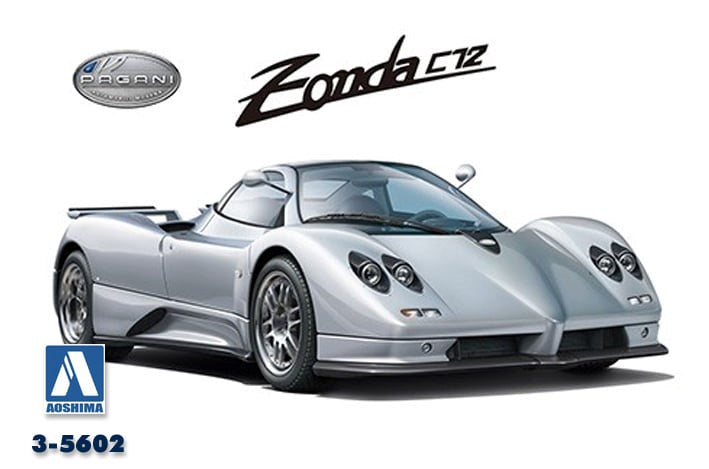 Aoshima 5602 1/24 '00 PAGANI ZONDA C12S (8278343778541)