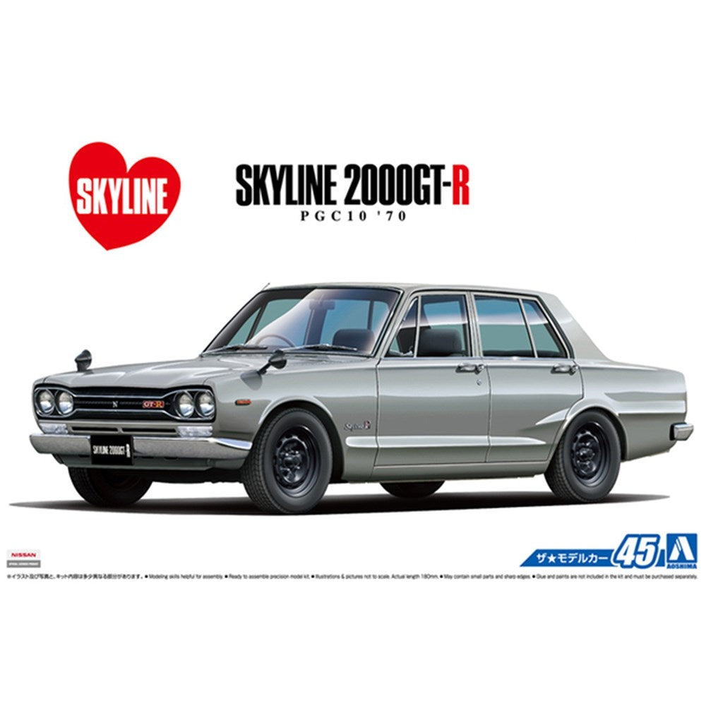 Aoshima 1/24 SKYLINE GT-R 2000 '70 — Hobby City NZ