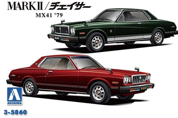 Aoshima 5860 1/24 TOYOTA MARK II CHASER - Hobby City NZ (7788008276205)