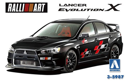 Aoshima 5987 1/24 RALLIART CZ4A LANCER EVO X '07 (8278345711853)