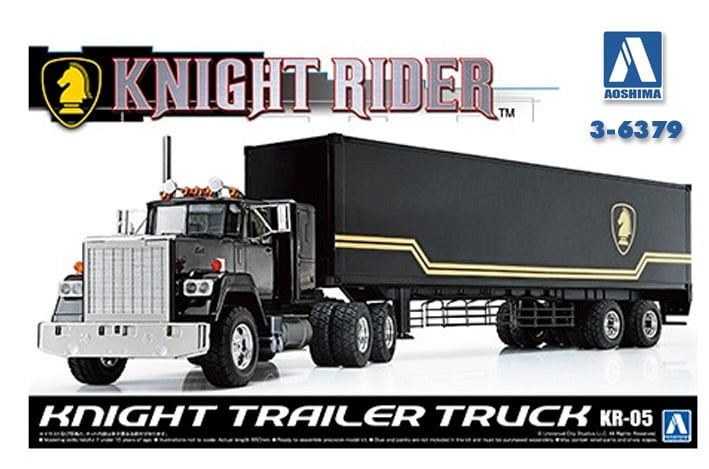 Aoshima 6379 1/28 KNIGHT RIDER TRAILER TRUCK - Hobby City NZ (7788024496365)