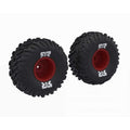 Arrma dBoots Cut Chevron MT Glued RC Tyre Set Red