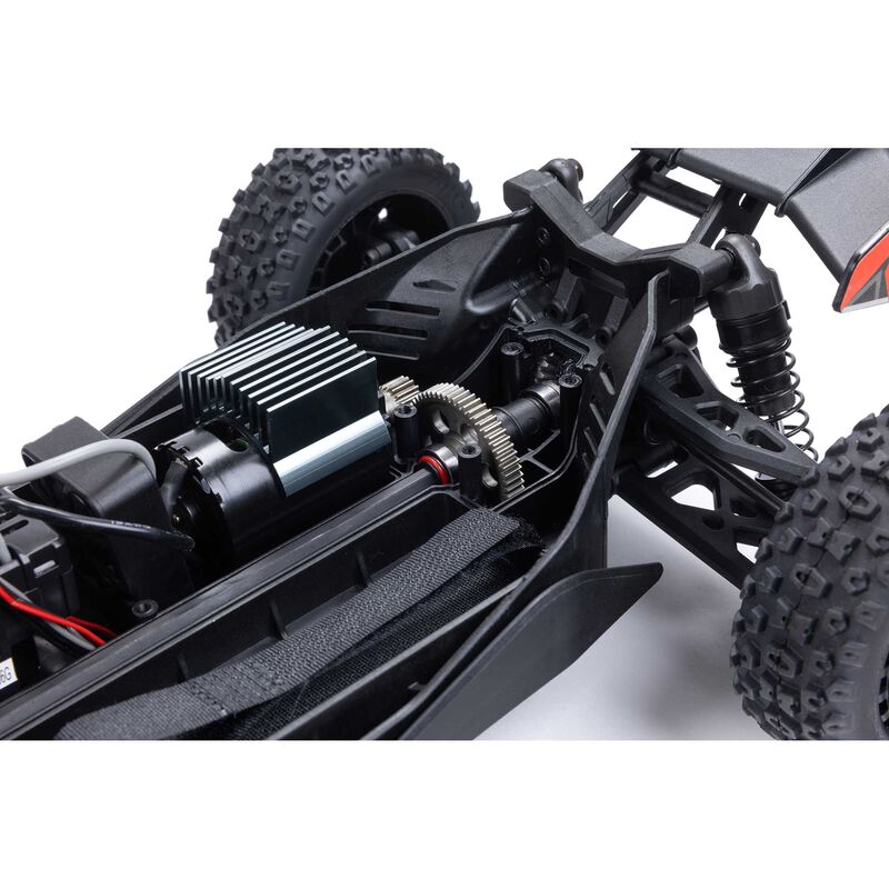 ARRMA ARA2106T1 TYPHON GROM MEGA 380 Brushed 4X4 Small Scale Buggy RTR with Battery & Charger, Blue/Silver - Hobby City NZ