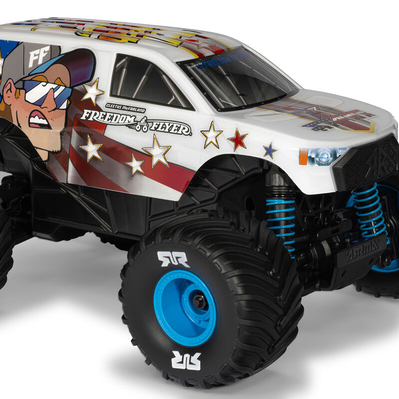ARRMA Freedom Flyer Grom RTR with Battery & Charger RC Monster Truck 1/16 Scale (8)