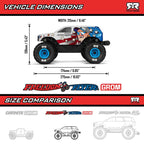 ARRMA Freedom Flyer Grom RTR with Battery & Charger RC Monster Truck 1/16 Scale (2)