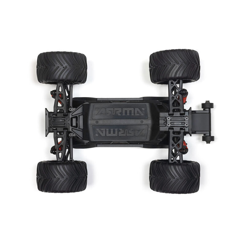 ARRMA ARA2130T2 1/16 GORGON GROM 4X4 RTR Brushed Monster Truck (Battery & Charger Included), Red (9250445099245)