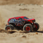 ARRMA ARA2130T2 1/16 GORGON GROM 4X4 RTR Brushed Monster Truck (Battery & Charger Included), Red - Hobby City NZ