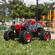 ARRMA ARA2130T2 1/16 GORGON GROM 4X4 RTR Brushed Monster Truck (Battery & Charger Included), Red - Hobby City NZ
