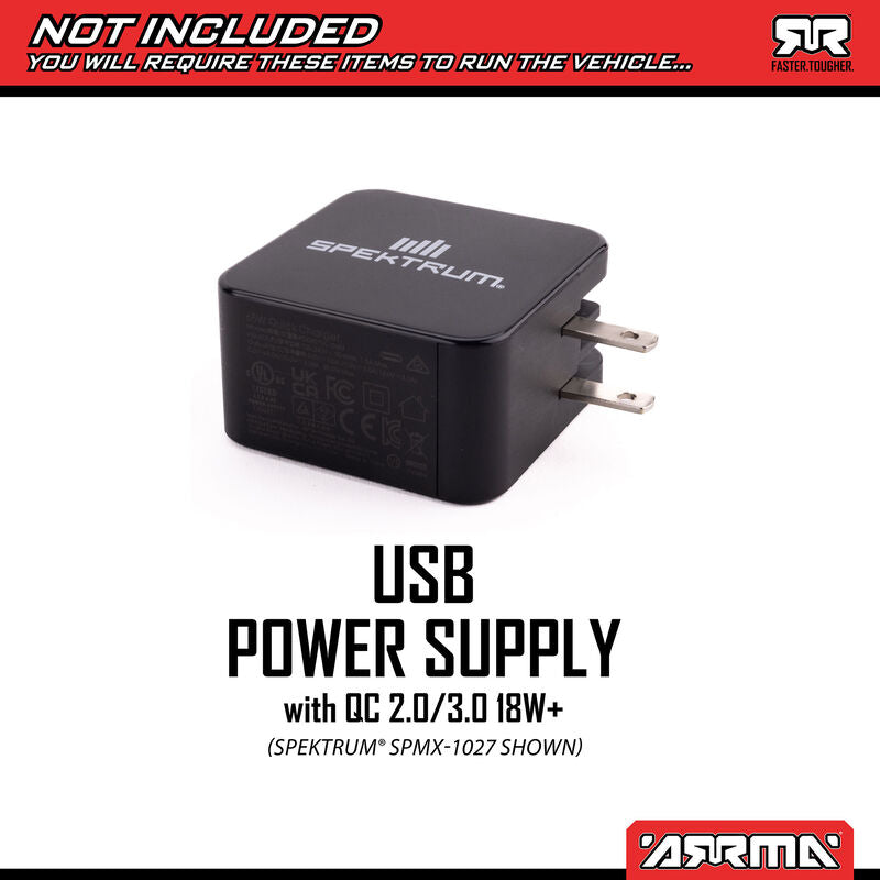 ARRMA ARA2130T2 1/16 GORGON GROM 4X4 RTR Brushed Monster Truck (Battery & Charger Included), Red - Hobby City NZ