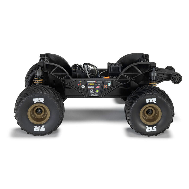 ARRMA ARA2130T3 1/16 GORGON GROM 4X4 RTR Brushed Monster Truck (Battery & Charger Included), Bronze (9250445295853)